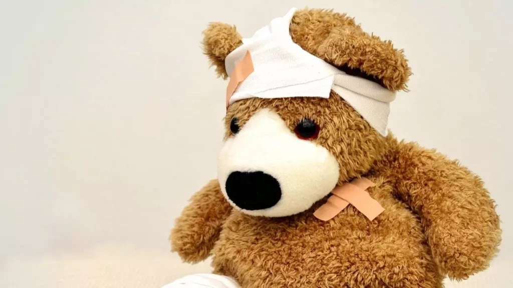 cropped accident band aid bandages 42230
